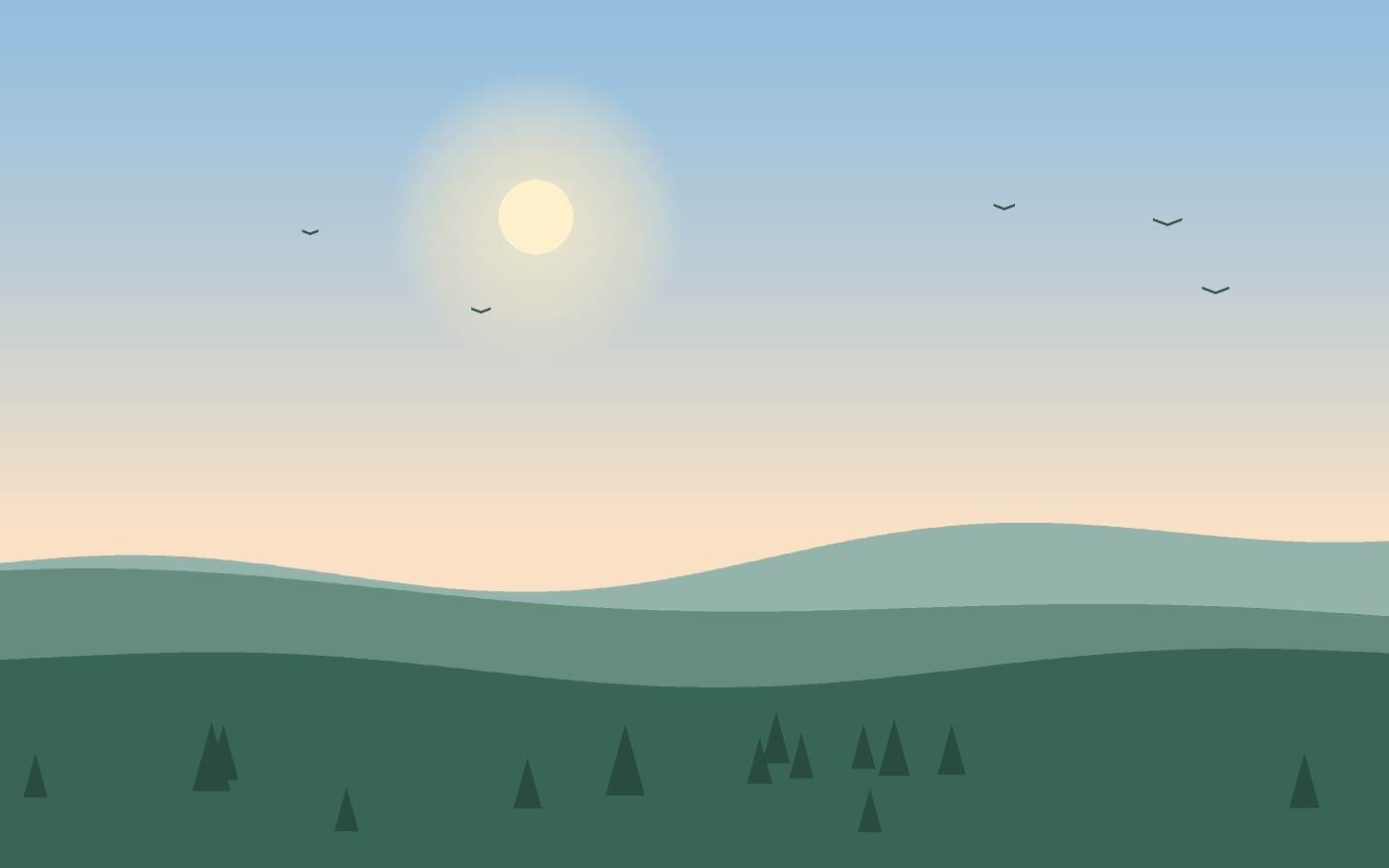 Landschaftsillustration