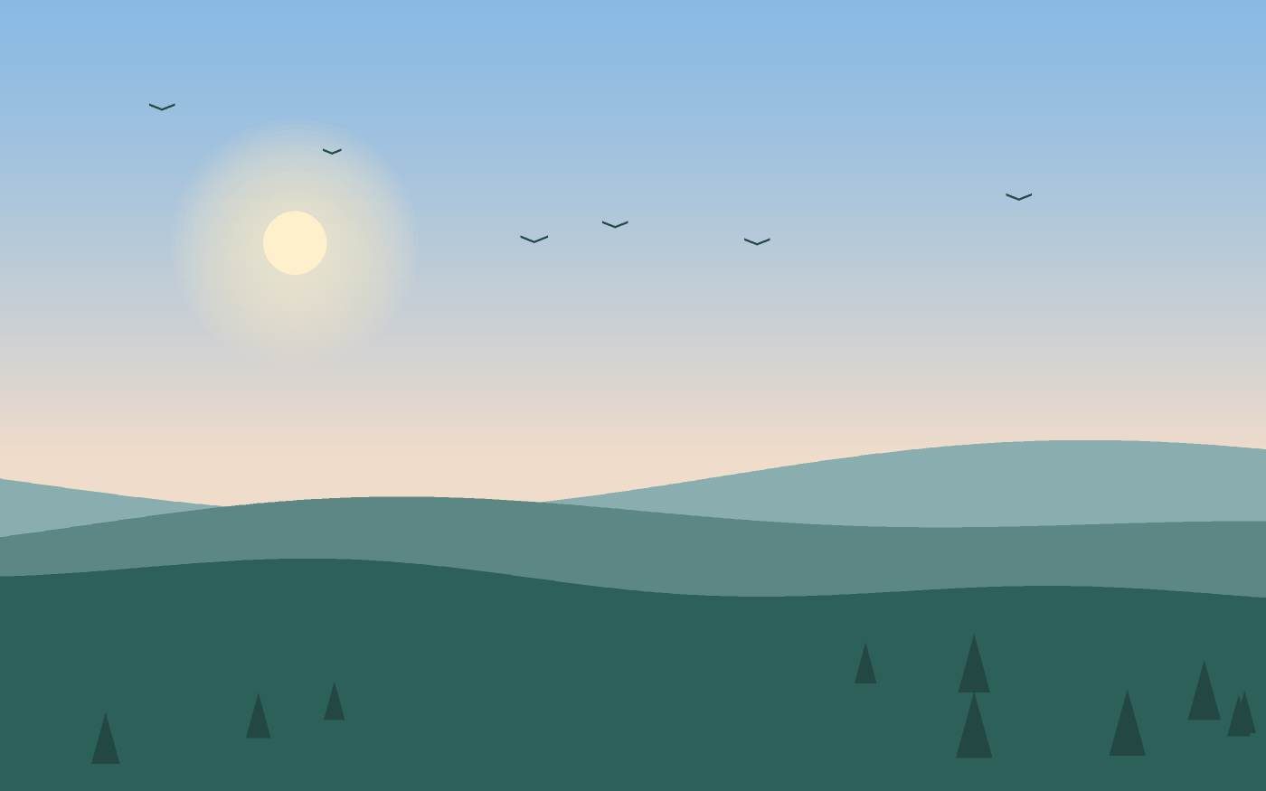 Landschaftsillustration