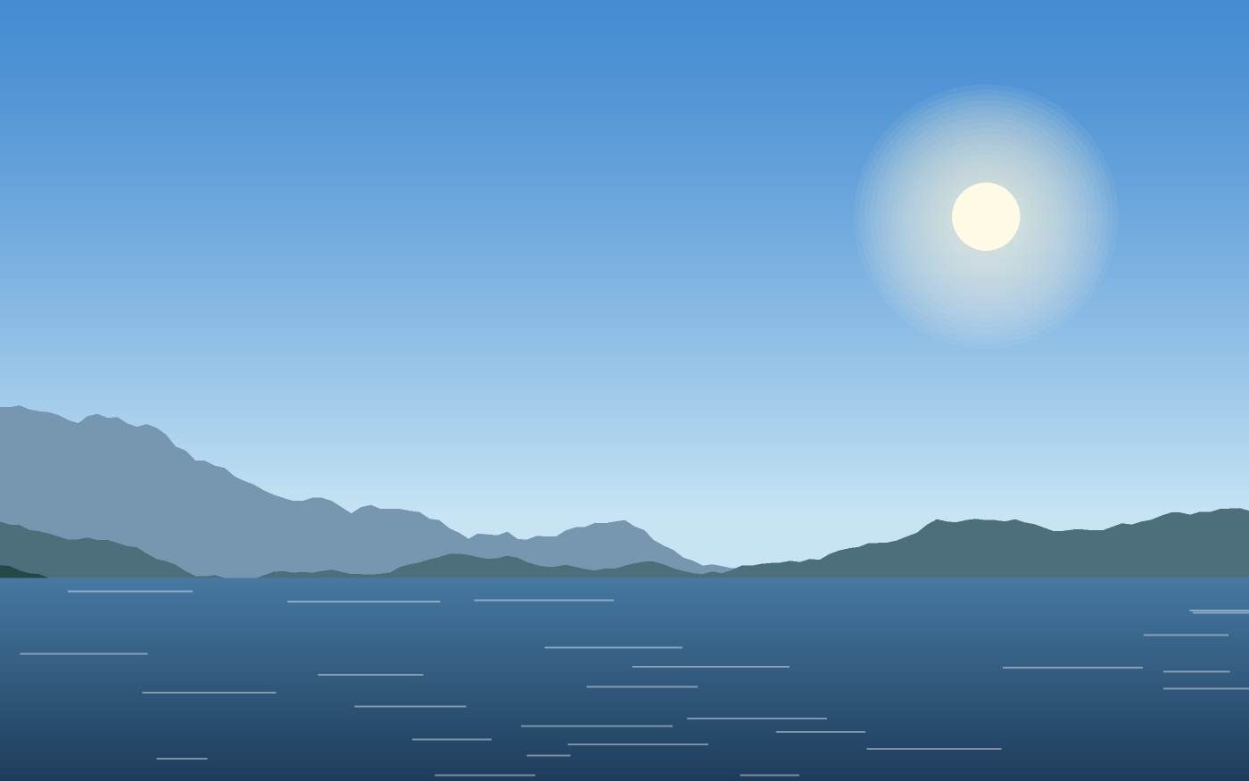 Landschaftsillustration