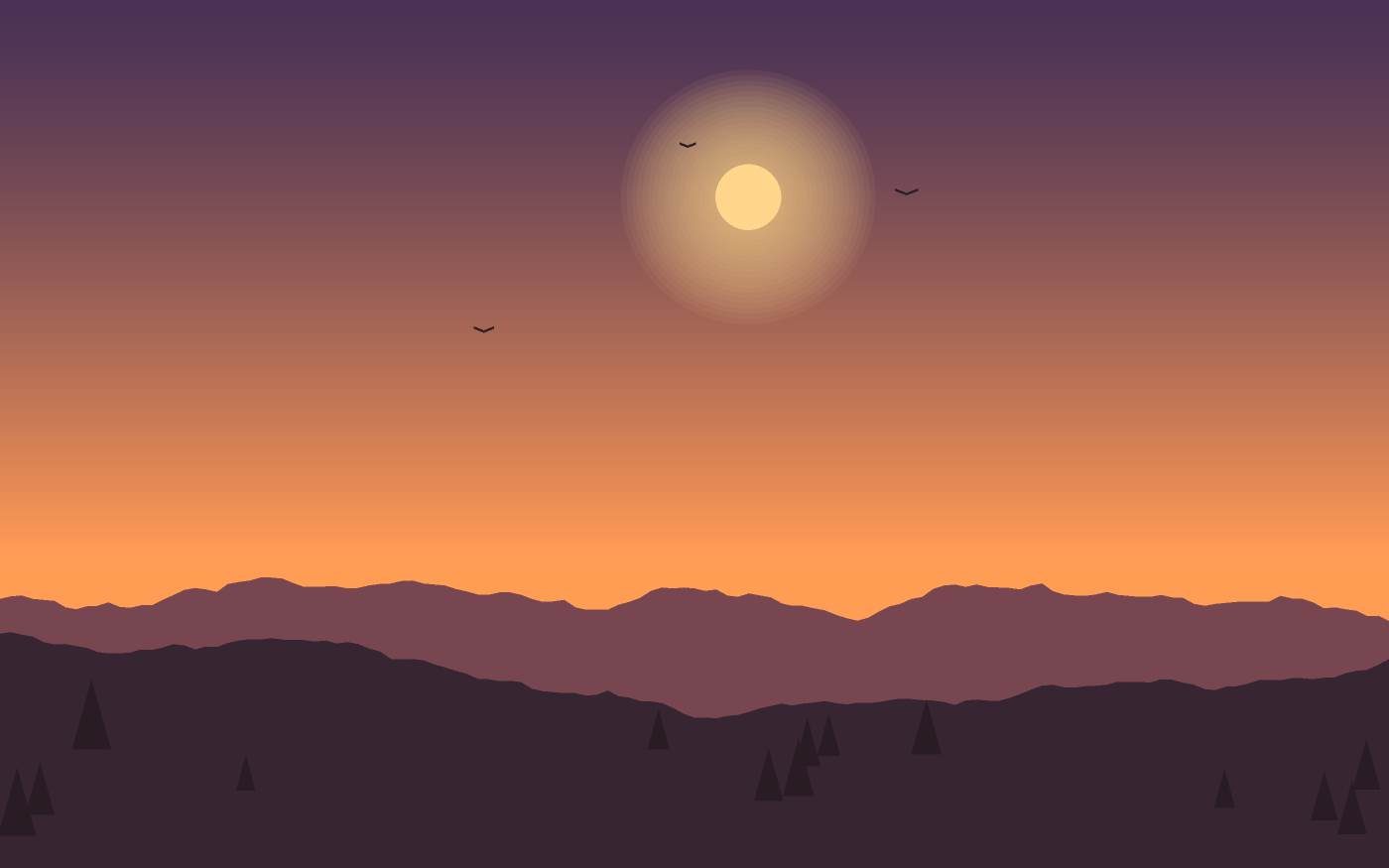 Ilustrace krajiny