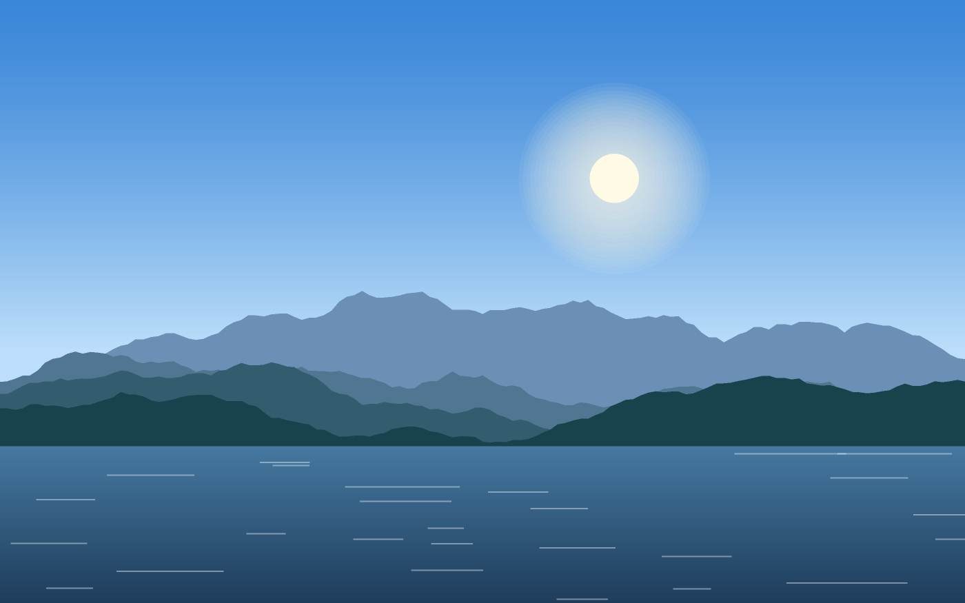 Ilustrace krajiny