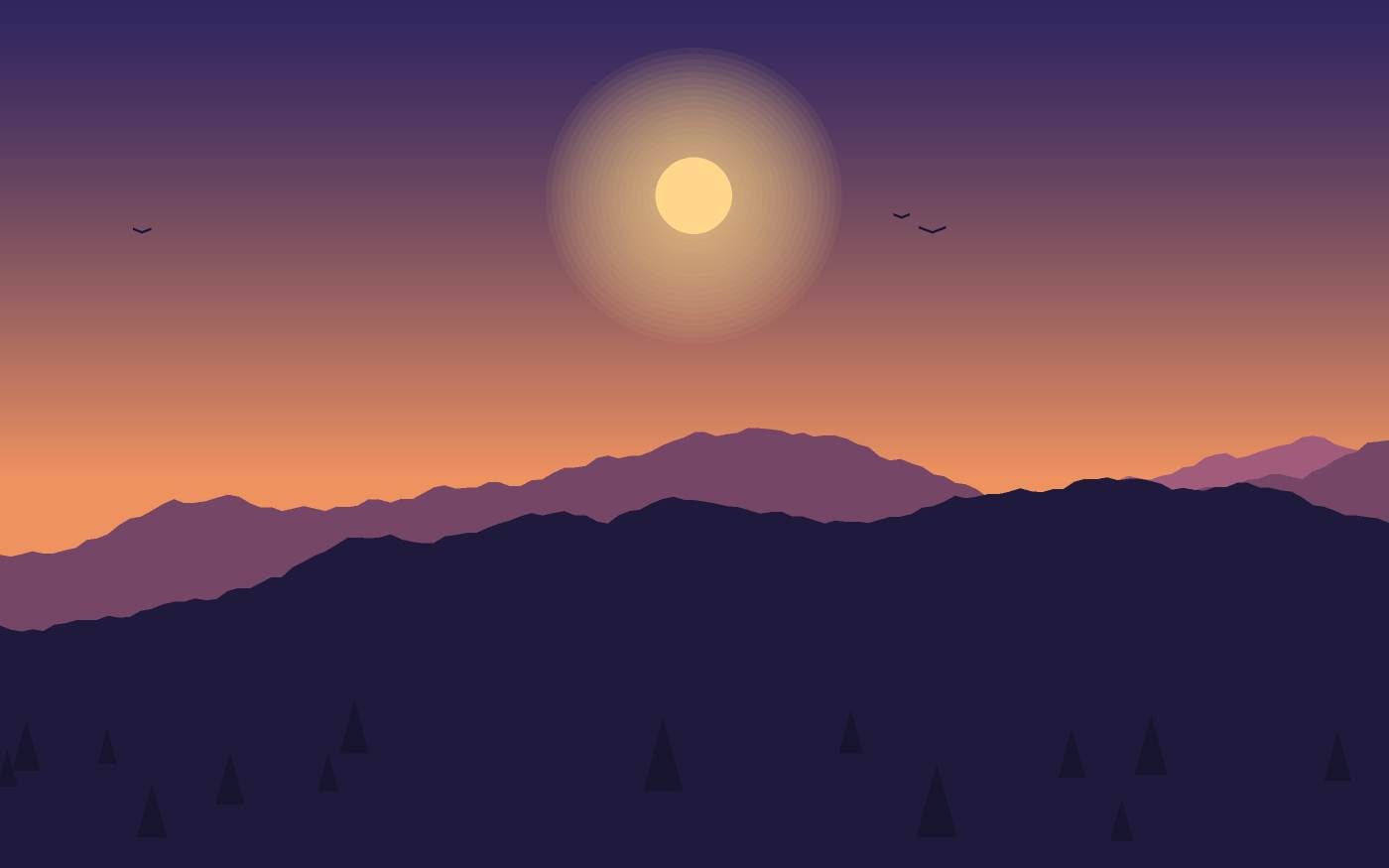 Landschaftsillustration