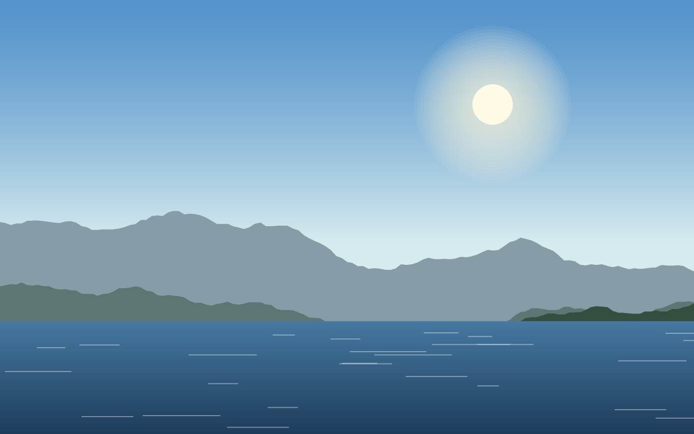 Ilustración de un paisaje