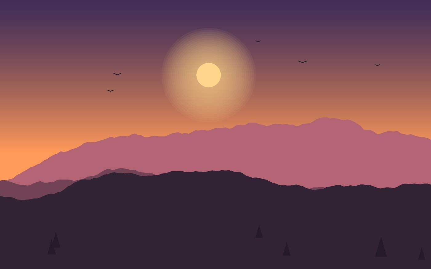 Illustration de paysage