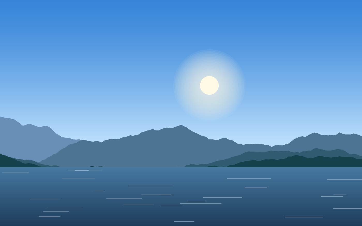 Illustrazione di un paesaggio